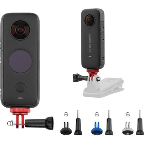 For Insta360 ONE X2/X Aluminum Alloy Audio Adapter Standard 1/4-inch Screw Adapter For Camera Photography Accessories