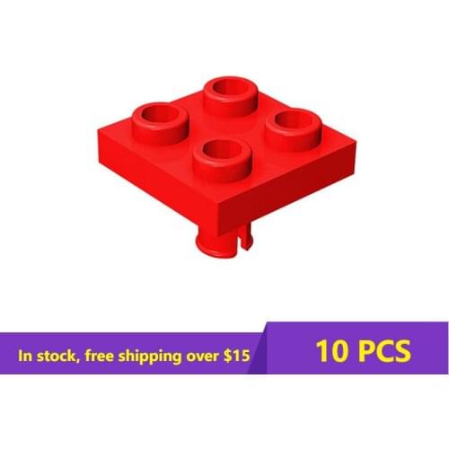 10PCS MOC Assembles Particles 2476 2x2 For Building Blocks Parts Classic Brand Kids DIY enlighten bricks High-Tech Parts Toys