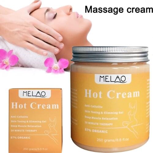 250g Massage Cream Hot Anti Cellulite Slimming Weight Loss Firming Body Massager Cream Posture Corrector Health Care