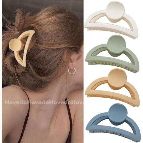 Simple Style Hair Clips Women Girls Claw Clip Hair Claws Hair Clamps Claw Clips Hairpins Barrette Crab Hair Accessories Gifts
