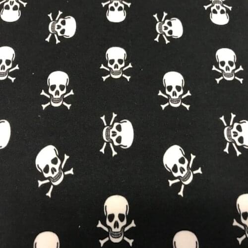 Cotton fabrics. CALAVERAS fabrics, poplin, patterned fabrics, pirate fabrics, fabric by meters, PERTEX textile