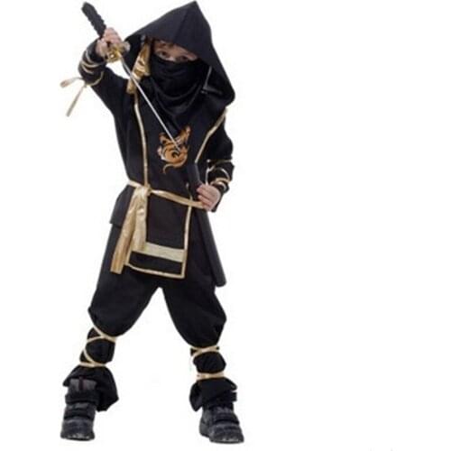 Boys Kids Naruto Ninja anime Cosplay Halloween Costumes Childrens day Carnival Masquerade Stage performance fantasia infantile