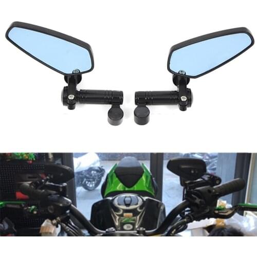 Universal motorcycle aluminum 8mm10mm rear view mirror rod end side mirror For Yamaha MT-07 MT-09 MT-10 Kawasaki Z800 Z900 Z1000