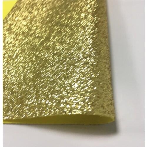 Solid/Colorful Colors Thin Chunky Glitter Faux Leather Sheet Elastic Backing for Shoes/Bags/DIY Accessories/Clothing