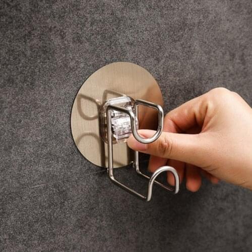 Stainless Steel Self-Adhesive washbasin hooks storage racks bathroom washbasin racks bathroom holder kitchen racks