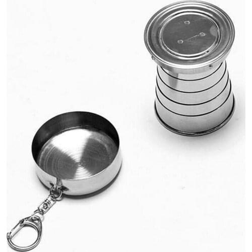 Folding Collapsible Cup Stainless Steel Portable Outdoor Travel Camping Best Selling Combinations of wild cookers sets