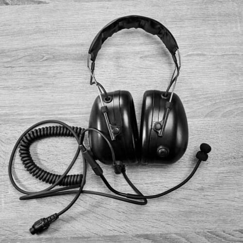 ECA01 heavy duty headset for hytera md780 md782 md785 md786 md788 md785g md786g md782g md788g mt680 plus