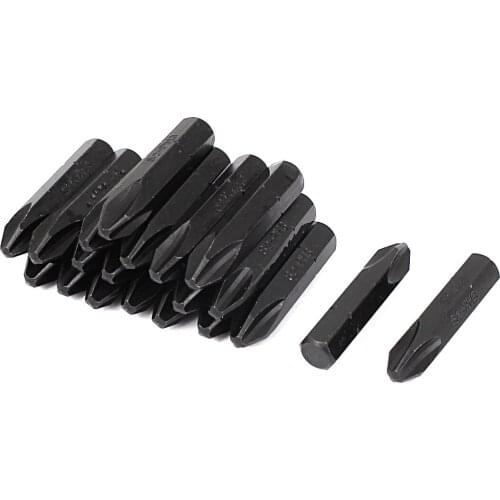 Uxcell 8mm Cross Head Magnetic PH3 Phillips Screwdriver Bits 38mm Long 20pcs