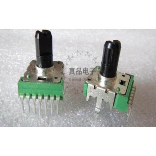 [VK] ALPHA Taiwan type 142 A100K double 7 feet electronic organ volume rotating potentiometer handle 13MM switch