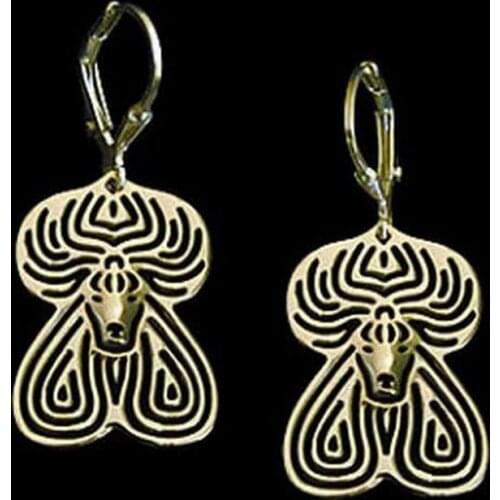 Womens Alloy Earrings Lovers' Poodle Jewelry Drop Earrings