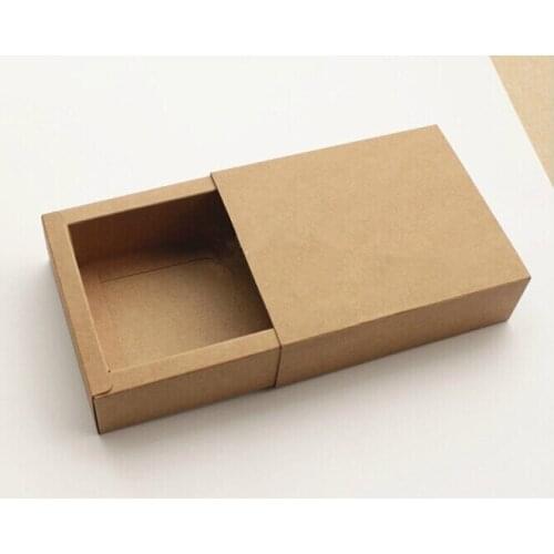 10.6*8.4*3.8cm natural brown kraft Paper box/Gift Boxes/Jewel artware Packaging Box 100piece\lot DHL Free shipping