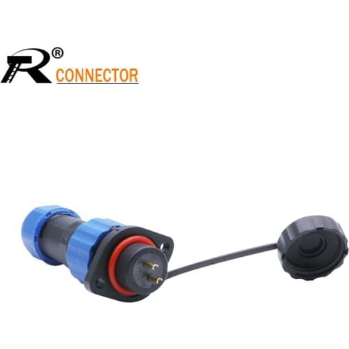 10pcs Aviation Waterproof Cable Connector Flange Male&Female Plugs for Sockets SP16 IP68 2/3/4/5/6/7/8/9 pin Wire Terminals