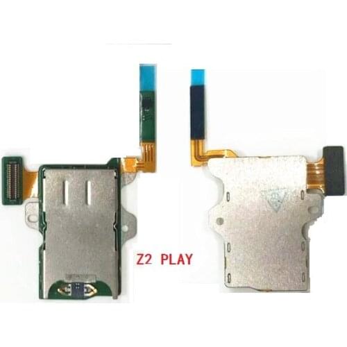 10Pcs/Lot, Original New For Motorola FOR Moto Z2 PLAY SIM Card Holder Slot Socket Reader Tray Flex Cable Replacement