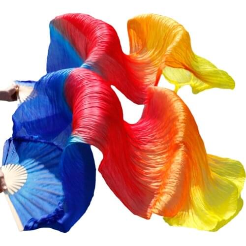 2018 Wholesale Women Chinese Belly Dance Fan Veils Belly Dancing Accessory on Sale 180*90 cm NMMV3001