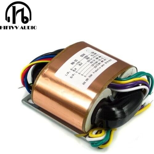 50W transformer of DAC amplifier preamp headphone power supply CD player output voltage 20V 15V 12V R transformer
