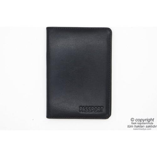 Genuine Leather Passport Wallet | İsme Special Pasaportluk | 14x10 | TM PS1