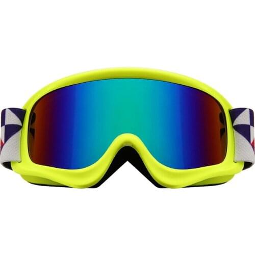 Children Snow Sports Anti-glare Skiing Eyewear Kids Winter Windproof UV400 Ski Glasses Boys & Girls Anti-fog Snowboard Goggles