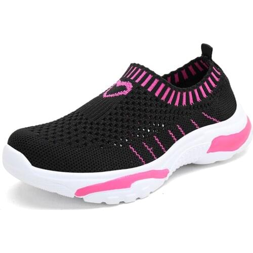 2021 New Mesh Kids Sneakers Lightweight Children Shoes Casual Breathable Non-slip Walking Girls Sneakers Zapatillas Size 29-39