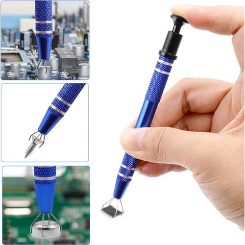 IC Chip Extractor Electronic Parts Grabber Parts Gripper Pickup Tools Pen Electronic Repair Tools Metal Four Claw