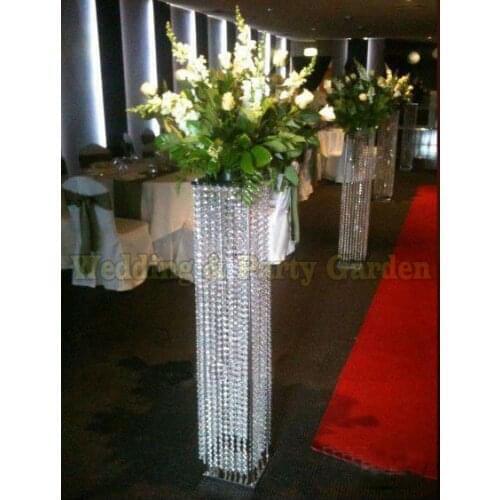Hot Fast Shipping 120cm(H) Wedding Crystal Columns Wedding Centerpiece Event Party Decoration