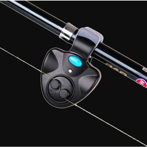 WALK FISH Black/Blue Small MINI Electronic Wireless ABS Fish Bite Alarm Sound Running LED Sensitive Mat fishing Accessories