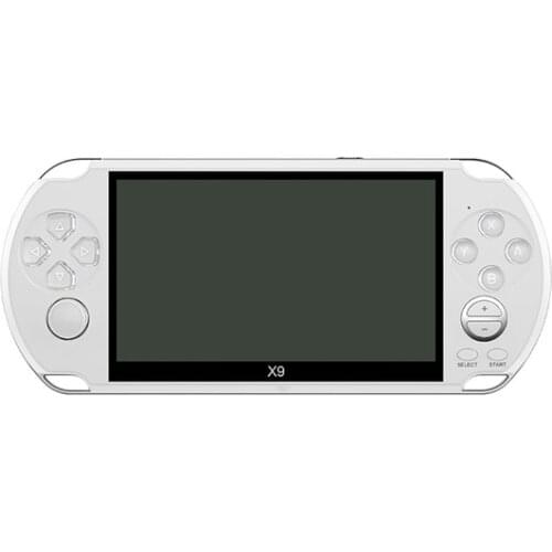 Video Retro Game Console X9 with Mp3 Movie Camera Handheld Game Player for PSP Viat Retro Games 5.0 inch Screen TV Out