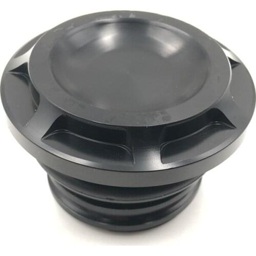 For Harley Gas Tank Cap Vented Fuel Cover Sportster XL 883 1200 Touring Black