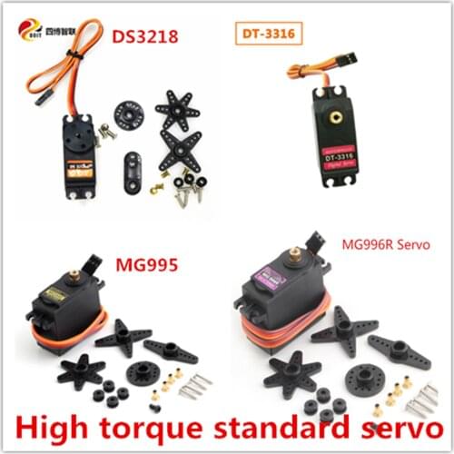 SZDOIT High Torque Servo Motor Metal Gear Multi-Function Standard Digital Servo RC Robot/Helicopter Part For TowerPro