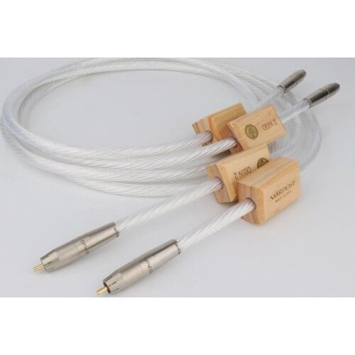 Nordost Odin2 Hi-End Silver Plated Supreme Reference RCA Interconnect Cable Signal Line RCA to RCA Audio Cable HIFI Phono Cable