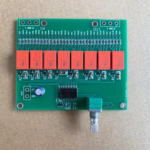 Latest arrival HIFI fever volume control board relay volume control board 5v DC voltage