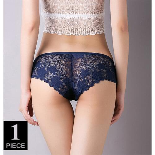 Sexy Lace Panties Women Fashion Cozy Lingerie Tempting Briefs High Quality Womens Underpant Low Waist Intimates Underwear