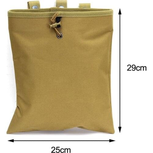 CQC Molle System AR15 Tactical Molle Dump Magazine Pouch Hunting Recovery Bag Drop Pouch Military Accessories
