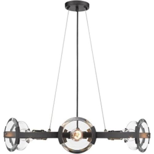 Modern crystal black pendant lamp lighting for boys room hanging lamp nordic decoration home avizeler ventilador de techo