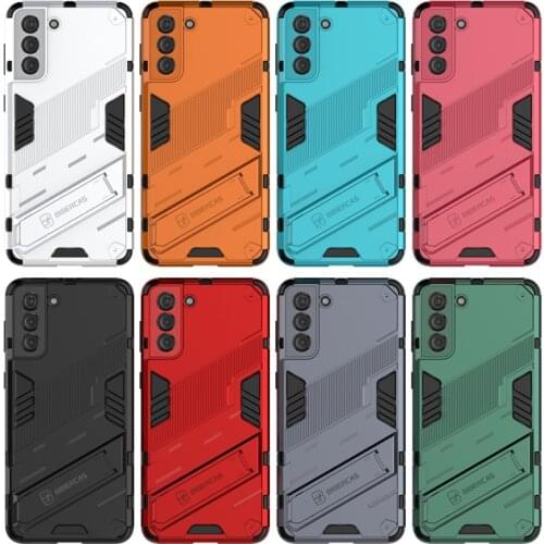 Lens Camera Protective Invisible Robot Holder Cover For Sumsang S21FE S21 Plus Armor Shockproof Case Galaxy S21Plus S21ultra