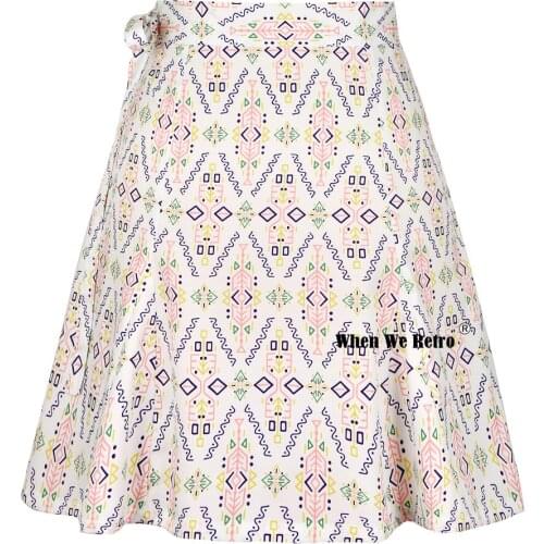 2021 Women Sexy Holiday Beach Skirt SS0015 Geometry Boho Printed Quick Wrap Athletic Cover-up That Multitasks Mini Wrap Skirt