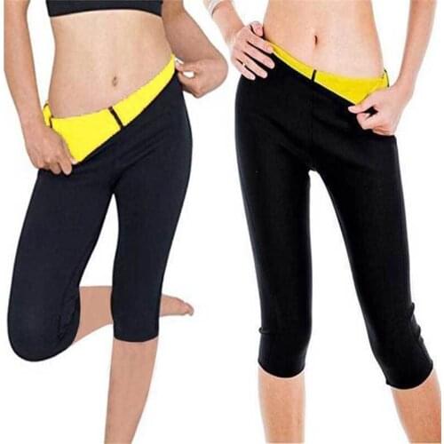 Women Slimming Fit Thermal Short Pants Ladies Neoprene Weight Skinny Slin Flexible Body Shaper Sporty Tranning Gym Shorts