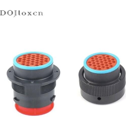 1/2 Sets 31 Pin Original USA TE/Deutsch Plug HDP Series HDP26-24-31SE HDP24-24-31PE Male And Female Connector With Terminals