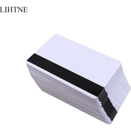 100PCS 2750 OE Hi-Co Magnetic Stripe Card 3 Track Blank PVC Magnetic Cards