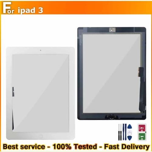 New9.7' for iPad 3 touch screen glass digitizer for iPad3 A1416 A1403 A1430 flat touch screen with/without buttons and tools