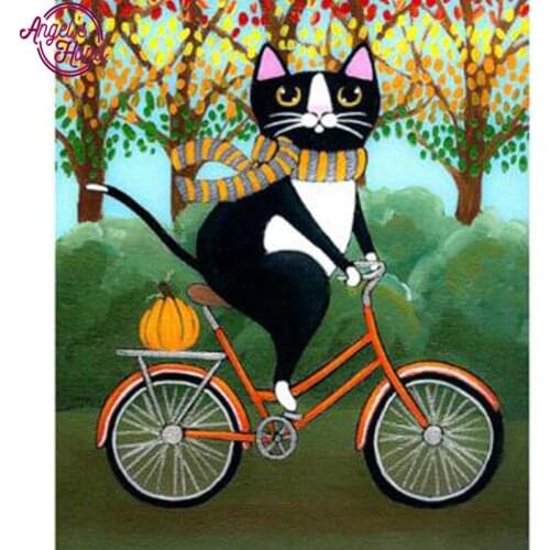 Diamond Painting Animals Cute Cats Diamond Mosaic Embroidery Patchwork Cross Stitch Crystal Full Square Wall Decor