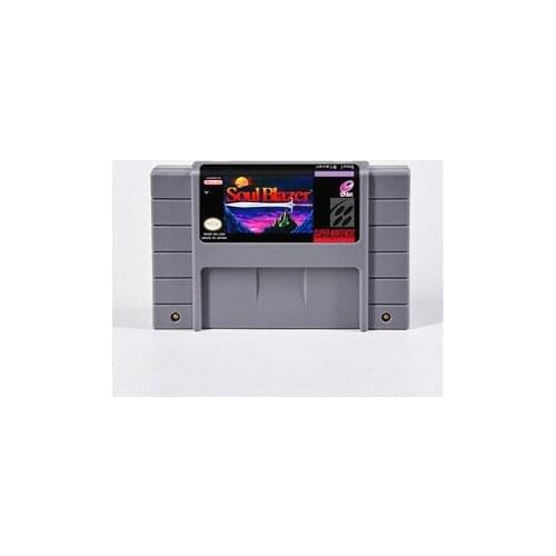 US Version English Language Battery Save RPG Game Card Cartridge Soul Blazer SoulBlazer