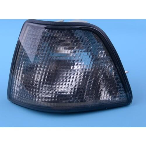 DWCX Left Corner Smoke Turn Signal Lights Lens Case Plastic Fit For BMW E36 3-Series 2DR Coupe Convertible 1992-1996 1997 1998