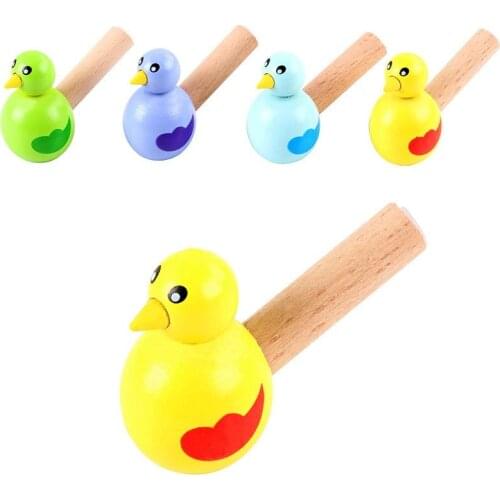Kids Wooden Toy Mini Whistle Bird Developmental Musical Toys Colorful Lovely Instrument Toys Musical Gift Education Kids Toy