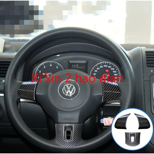 For Volkswagen New Jetta Bora Lavida Sagitar POLO car steering wheel sequin interior modification patch sequins