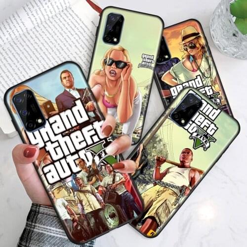 Grand Theft Auto GTA For Realme V15 X50 X7 X3 superzoom X2 C17 C11 C3 7i 7 6i 6S 6 5 Narzo 20 5G Pro Soft Phone Case
