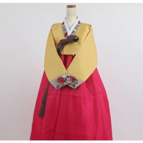 Hanbok Korean Traditional Dress for Women M-size 37"(94cm) 5'3"(161cm) AY296