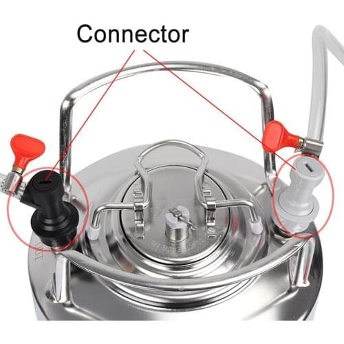 Brew Beer Ball Lock Keg Disconnect Barbed Threaded Dispenser Carbonation Cap
