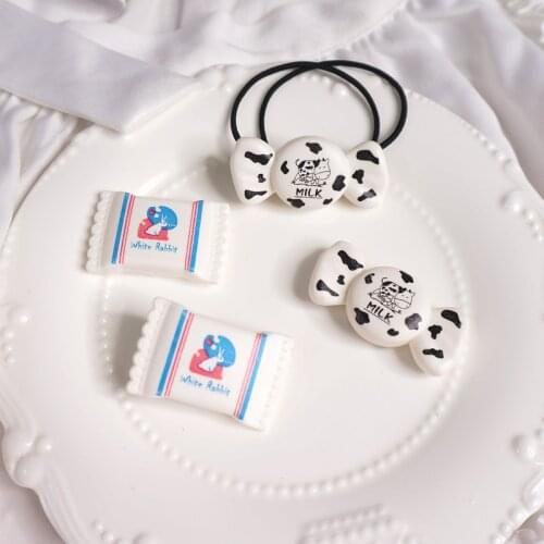 Cute Milk Candy Barrettes Female Ins Cartoon Cute Bunny Drop Bang Side Clip Cow Headdress