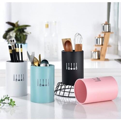 Nordic Stainless Steel Chopsticks Storage Holder Metal Forks Spoons Cutlery Draining Rack Tableware Stand Kitchen Organizer