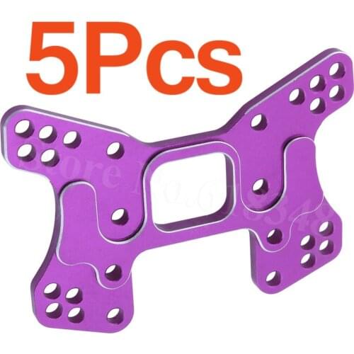 Wholesale 5Pcs/Lot HSP Upgrade Parts 106023 06037 Aluminum Rear Shock Tower RC Model 1:10 Off Road Buggy Baja Warhead Purple
